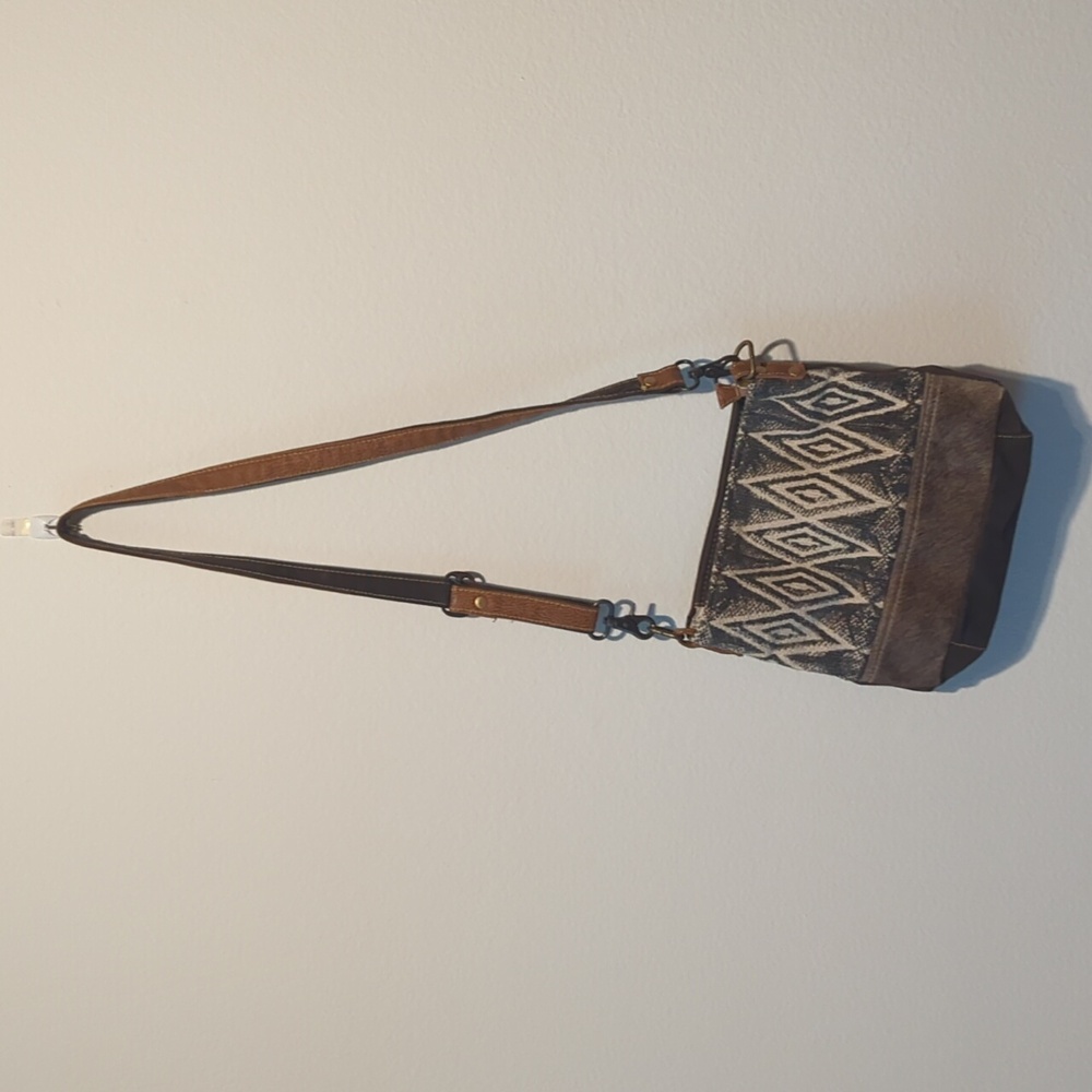 Myra Bag Hair on Hide  pattern Crossbody - Picture 6 of 6